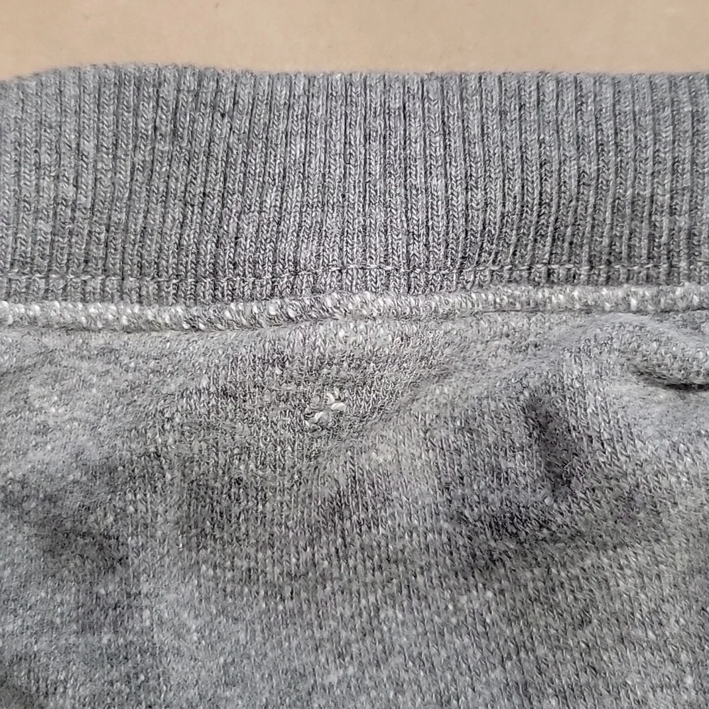 Mile(s) by Madewell, Size M, Oversized Gray Ruffle Sweatshirt.